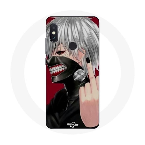 Coque för Xiaomi Redmi Note 5 AI Dual Camera Tokyo Ghoul Kaneki Ken Mask Anime Finger
