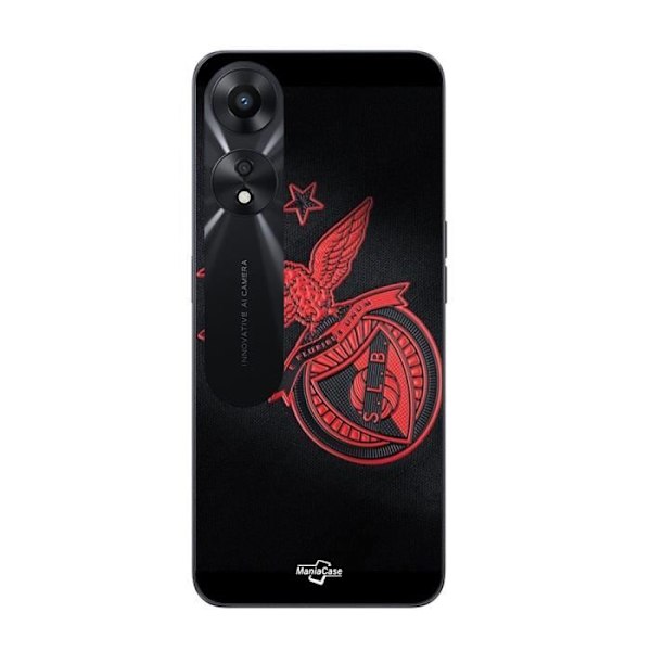 Coque för Oppo A78 5G SLB BENFICA FOND NOIR Maniacase
