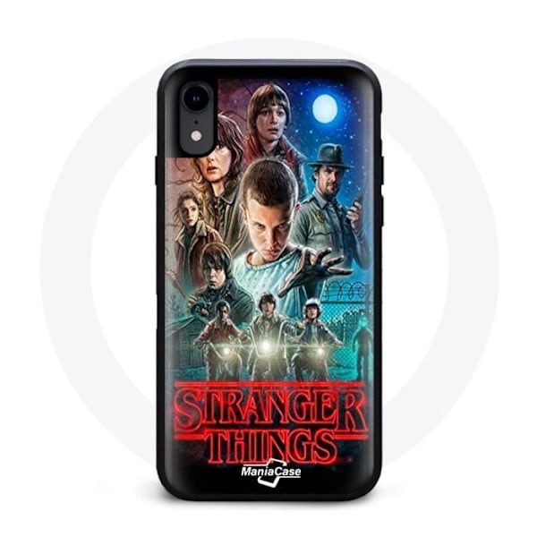 Coque - Stranger Things - Iphone XR - Souple - Noir - Mixte