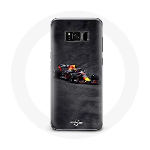 Coque för Samsung Galaxy S8 plus Formule 1 Max Verstappen F1 svart röd och gul