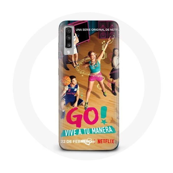 Coque för Samsung Galaxy A70 Följ Dina Drömmar Lupe Mia och Álvaro Go! Lev Ditt Sätt