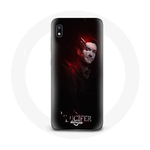 "Mobilskal för Samsung Galaxy A10 Lucifer Serie svart bakgrund"