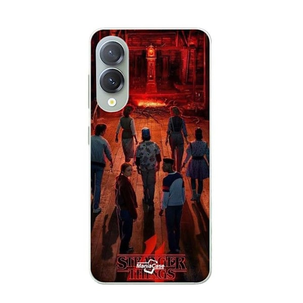 Coque för Samsung Galaxy S25 Edge Stranger Things säsong 4 Maniacase Svart