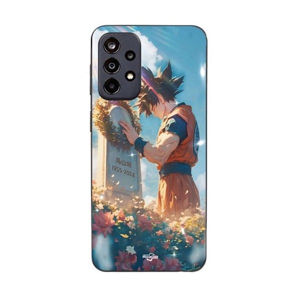 Coque Maniacase för Samsung Galaxy A52s 5g Akira Toriyama Son Goku Tombe svart