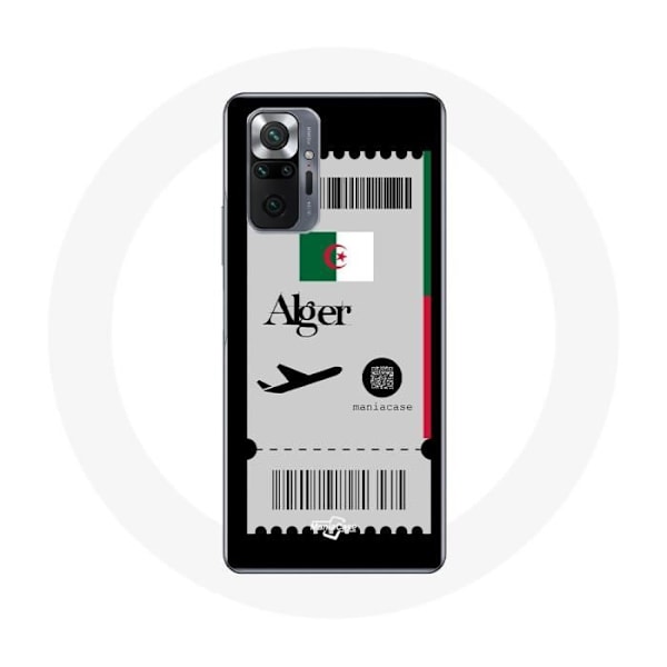Skal för Xiaomi Redmi Note 10 Pro Flygbiljett Alger