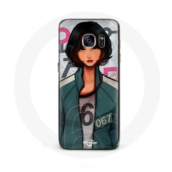 Samsung Galaxy S7 Edge Coque Squid Game Kang Sae Byeok sarja