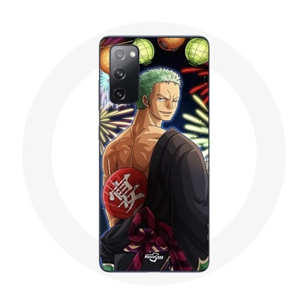 Coque - maniacase - Samsung Galaxy S20 FE - One Piece God Jul - Skydd - Mjuk Svart
