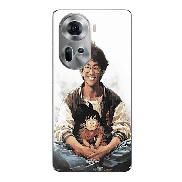 Coque för Oppo Reno 11 5g Akira Toriyama Goku barn Maniacase Svart