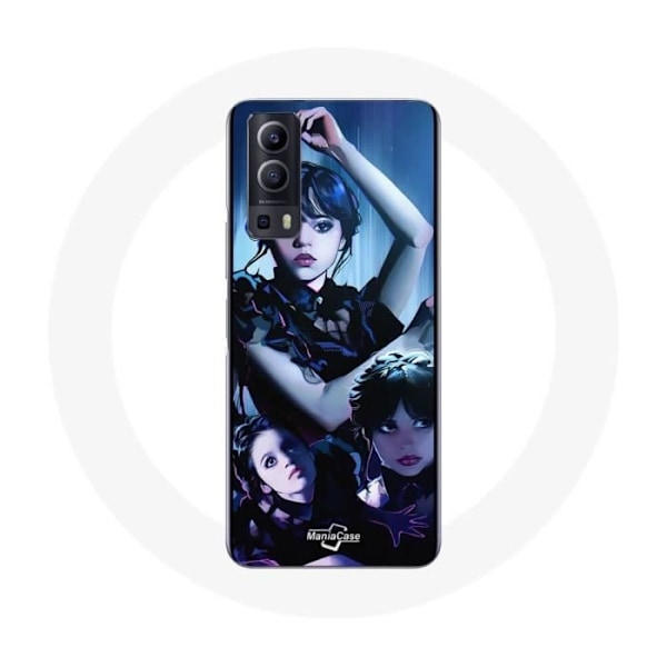 Coque Vivo Y72 onsdag Mercredi Addams