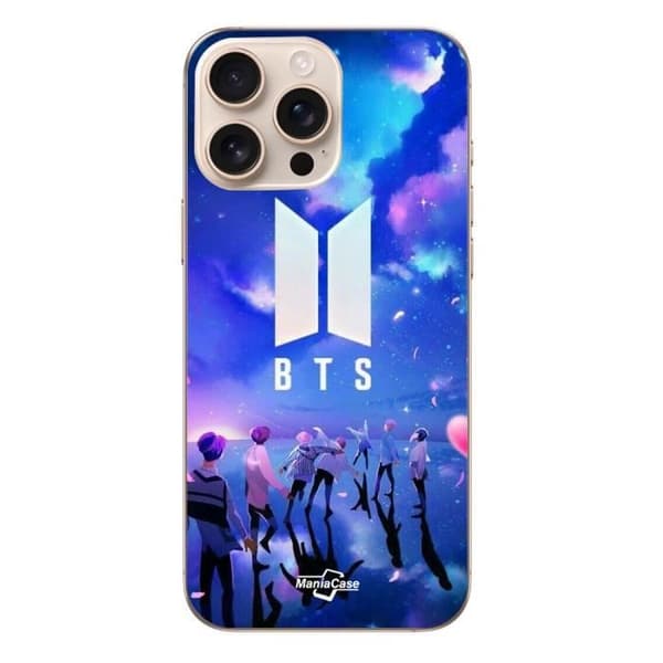 Coque Iphone 16 Pro BTS gruppsymbol armé Maniacase