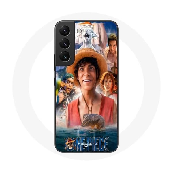 Coque - Maniacase - Samsung Galaxy S21 FE - One Piece Luffy - Blød - Sort