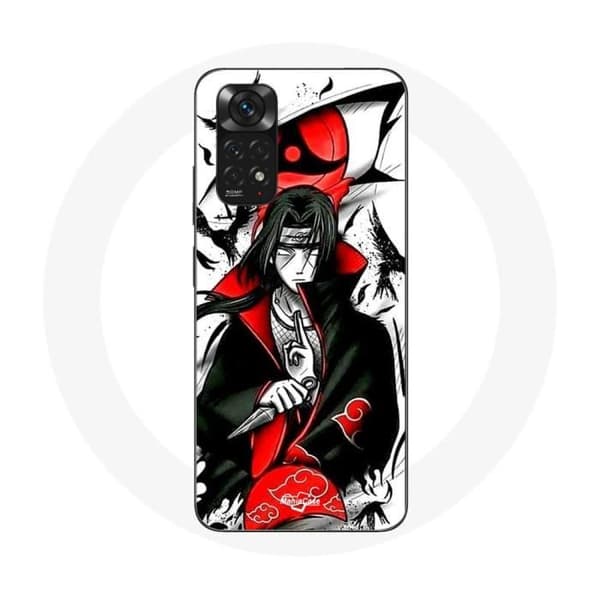Coque Xiaomi Redmi Note 11 4G Itachi Uchiwa Naruto Anime Teaser