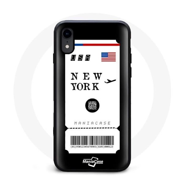 Coque - [MARKE] - iPhone XR - Flygbiljett - Unik design - Mjuk