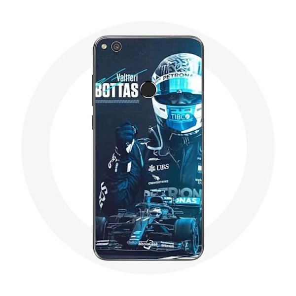 Mobilskal för Huawei P8 Lite 2017 Formel 1 Valtteri Bottas F1-förare Svart