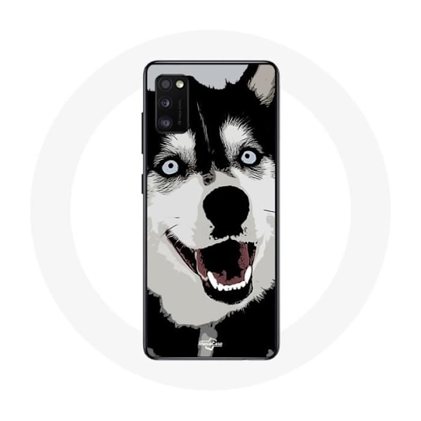 Coque Samsung Galaxy A41 Husky från Sibirien Blå Ögon
