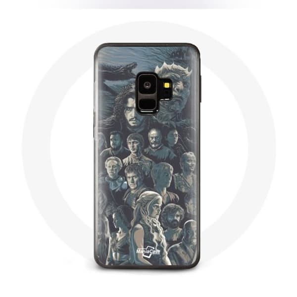 Coque - Game of Thrones - Samsung Galaxy S9 - Stiv - Karakterplakat - Grå Grå