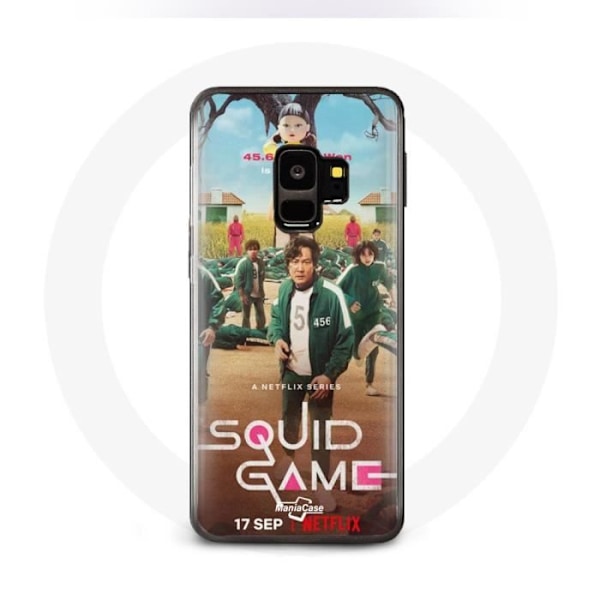 Coque - Samsung - S9 Plus - Souple - Vit - Squid Game Spelare Soldater Docka