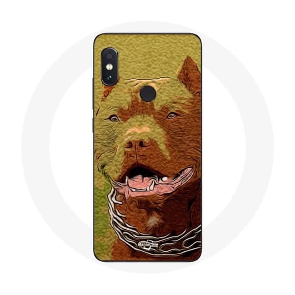 Coque - Xiaomi - Redmi Note 5 Pro - Flexibel - Svart - American Pit Bull Terrier