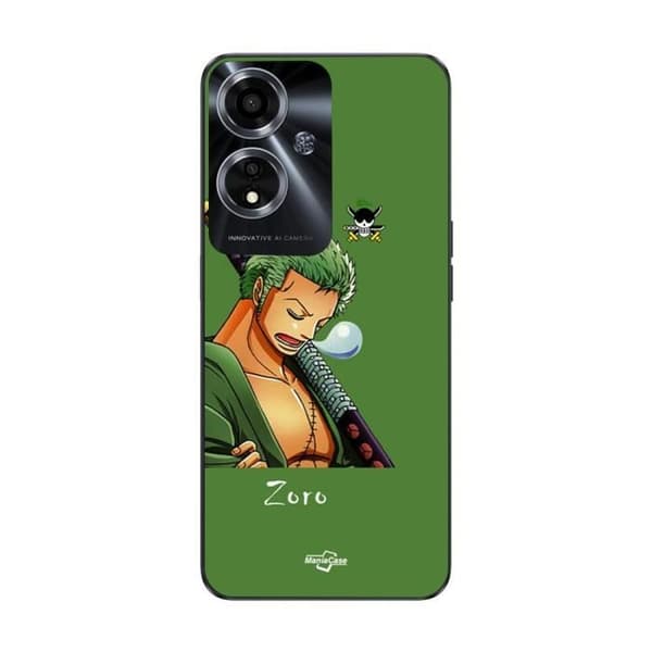 Coque - Maniacase - Oppo A59 5G - Roronoa Zoro - Blød - Sort