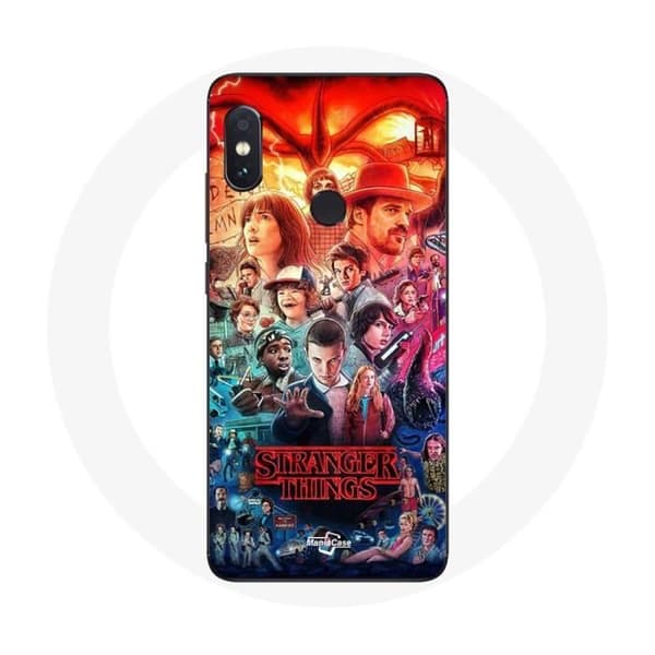 Cover til Xiaomi Redmi Note 5 AI Dual Camera Stranger Things Teaser Sæson 4 Plakat Karakterer Ar