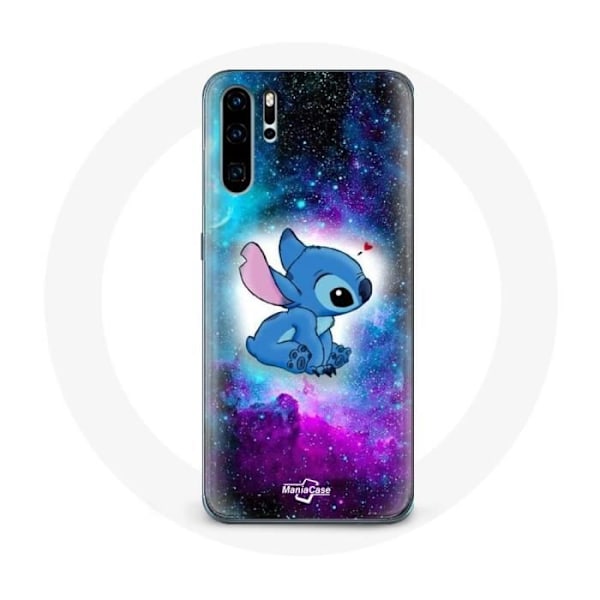 Coque - Maniacase - P30 Pro - Stitch Ohana - Mjuk - Färgglad Färgad