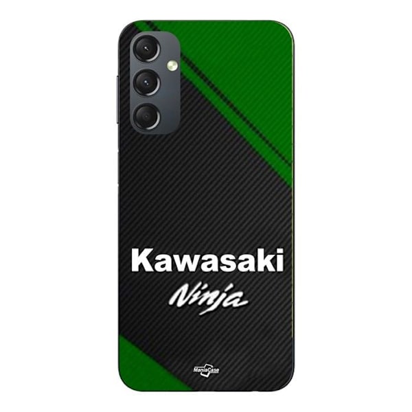 Coque - Maniacase - Samsung Galaxy A24 - Svart - Mjuk - Kawasaki Ninja Moto