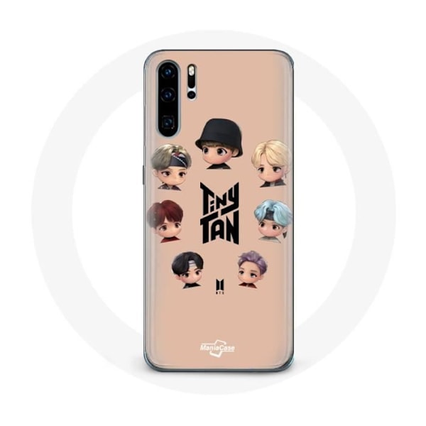 Coque för Huawei P30 BTS TinyTAN Animation Affisch RM Jin Suga J-Hope Jimin V Och Jungkook
