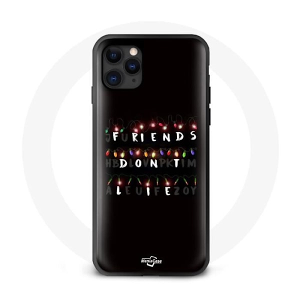 Coque för Iphone 12 Pro Max Stranger Things Affisch Friends Don't Lie God jul