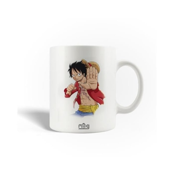Mugg i keramik One Piece Manga Luffy Kaido Punch