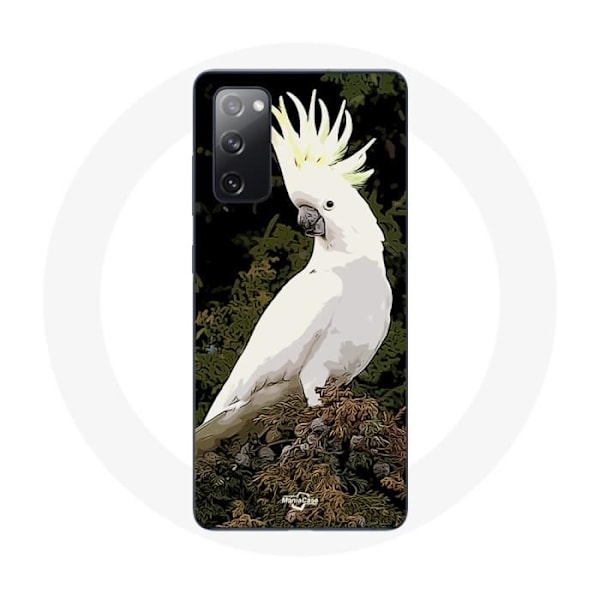 Coque - Kakaduer - Samsung Galaxy S20 FE - Mjuk - Vit - Papegojor Vit