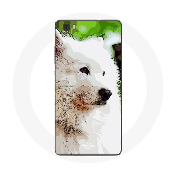 Skydd för Huawei P8 Lite Samojedhund Vit