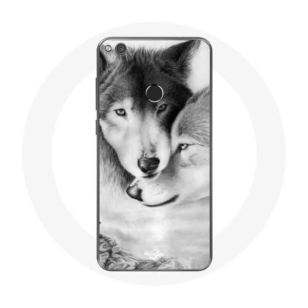 Cover til Huawei P8 Lite 2017 Ulv Duo dyr