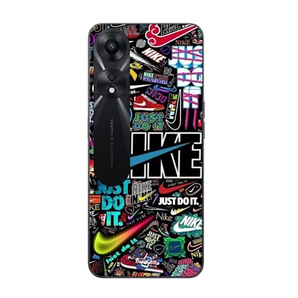 Coque för Oppo A78 5G nike air färgglad stil just do it pikachu goku Maniacase