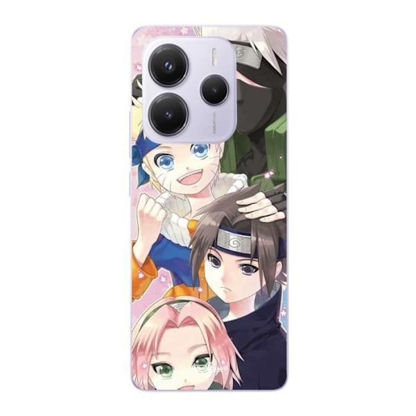 Coque Xiaomi Redmi Note 14 5G Kakashi Naruto Sasuke Sakura Maniacase