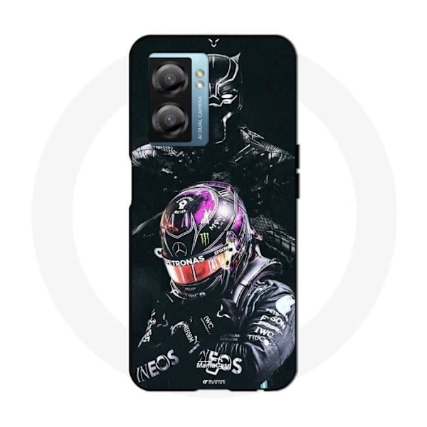 Coque Oppo A77 5G Lewis Hamilton Black Panther