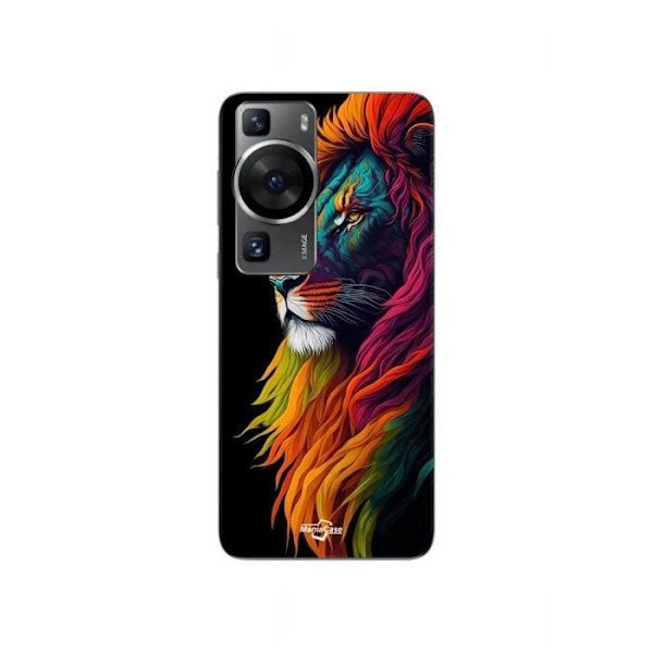Coque Huawei P60 Lejon Majestätisk Färgglad Maniacase