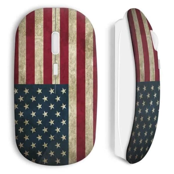 Trådløs Mus USA Flag
