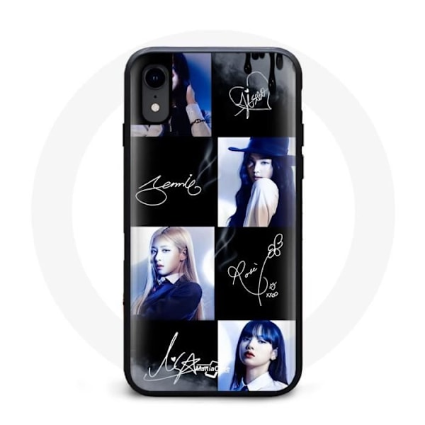 Coque - Maniacase - Iphone XS - Svart - Blackpink Signature - Mjuk svart