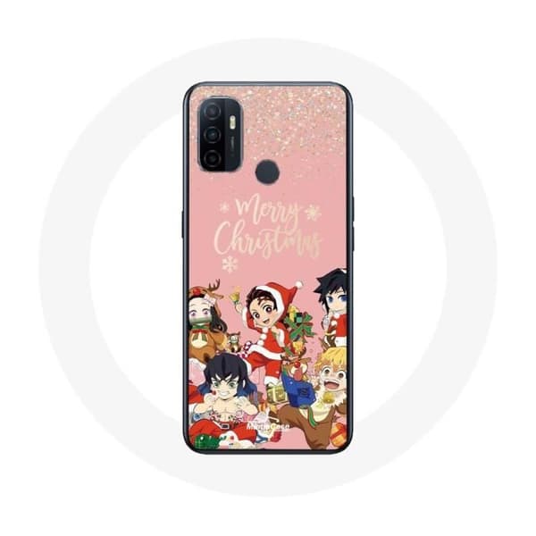 Coque pour Oppo A53 Demon Slayer Hyvää joulua anime manga
