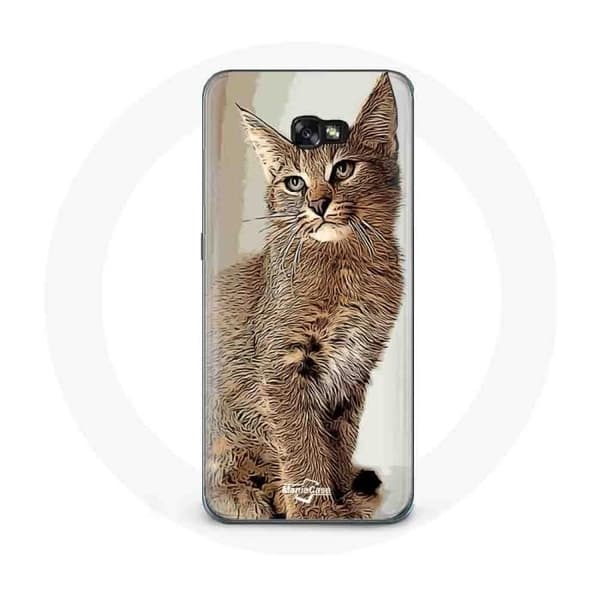 Cover - Samsung - Galaxy A3 2016 - Blød - Sort - Siamesisk Race af katte
