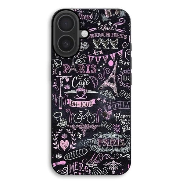 Kuori iPhone 17 Paris Ranska kahvi