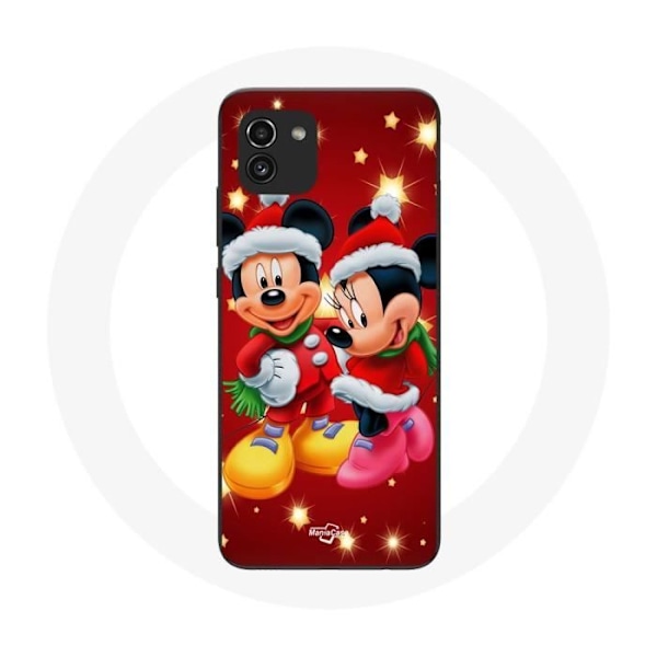 Coque - Maniacase - Samsung Galaxy A03 - Mickey Mouse - Flexibel - Svart Svart