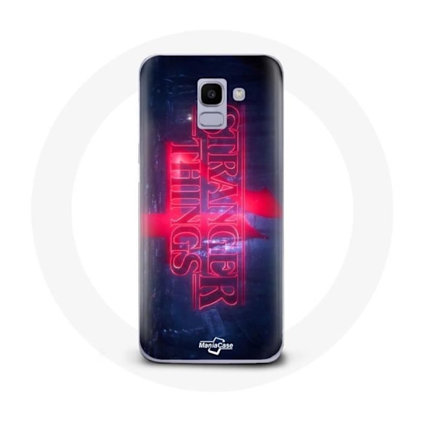 Skal till Samsung Galaxy A6 2018 Stranger Things Logotyp Transparent Säsong 4 Trailer 2022