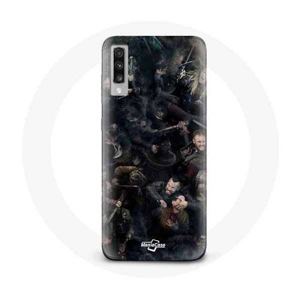 Coque - Vikinger - Samsung Galaxy A50 - Blød - Sort - Beskyttelse