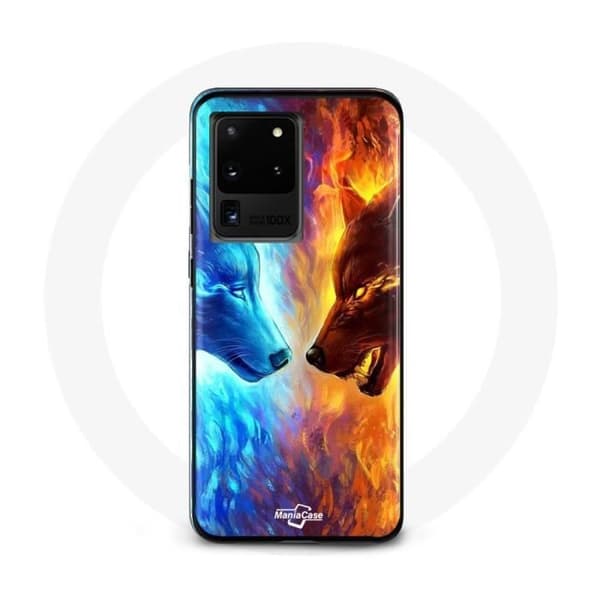 Coque för Samsung Galaxy S20 Ultra Is- och Eldvarg