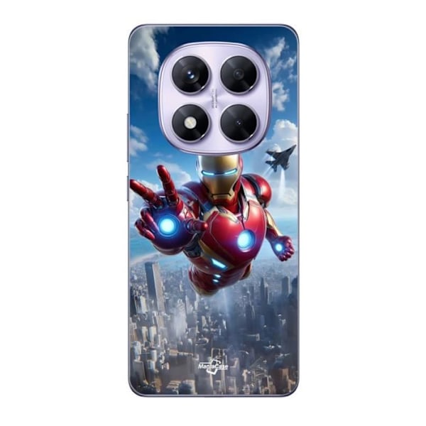 Coque Xiaomi Redmi Note 14 Pro 5G Iron Man Attaque Maniacase