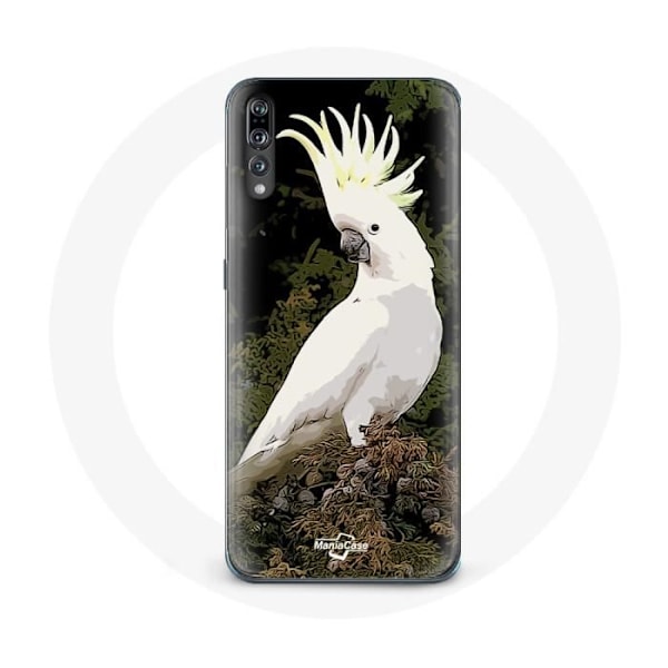 Coque - Huawei - P20 - Vit - Kakadu Papegojor - Mjuk Vit