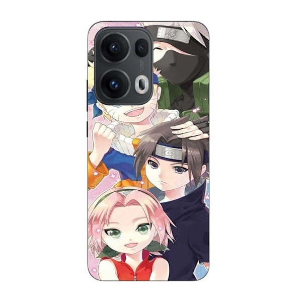 Coque Maniacase För Oppo Reno 13 Pro 5G Kakashi Naruto Sasuke Sakura Svart
