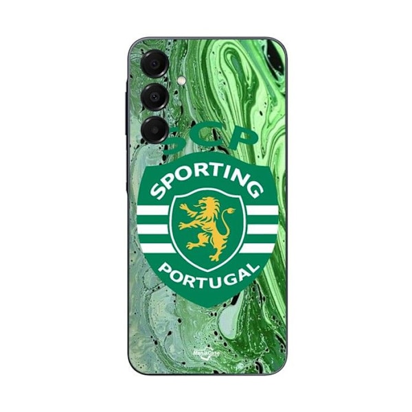 Coque - Maniacase - Samsung Galaxy A16 - Silikon - Mjuk - Sporting Portugal Svart