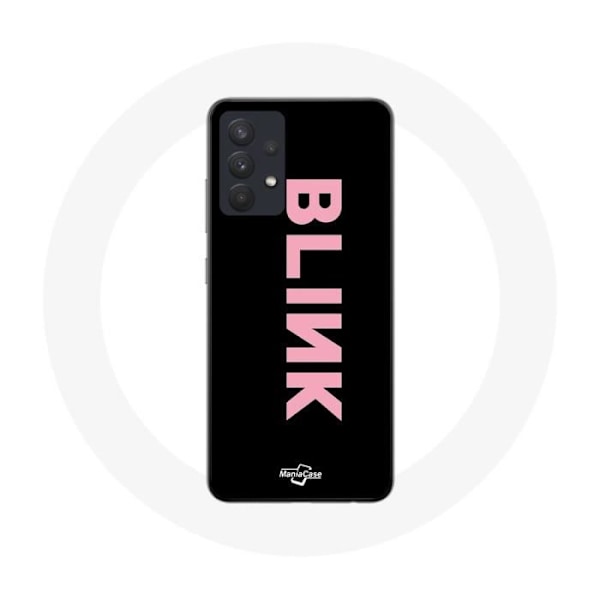 Skydd för Samsung Galaxy A13 4G / A13 4G Lite Blink Fandom Blackpink Logotyp Rosa Bakgrund Svart